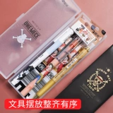 Канцтовары, ручка-роллер, ручка в подарочной коробке, брендовый комплект, японский креативный высококачественный пенал, 7 шт, простой и элегантный дизайн, P1434