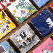 Sweden Imports optodesign Momin Moomin Napkin Cartoon Western Food Paper Tissue Dining Pad Square Paper