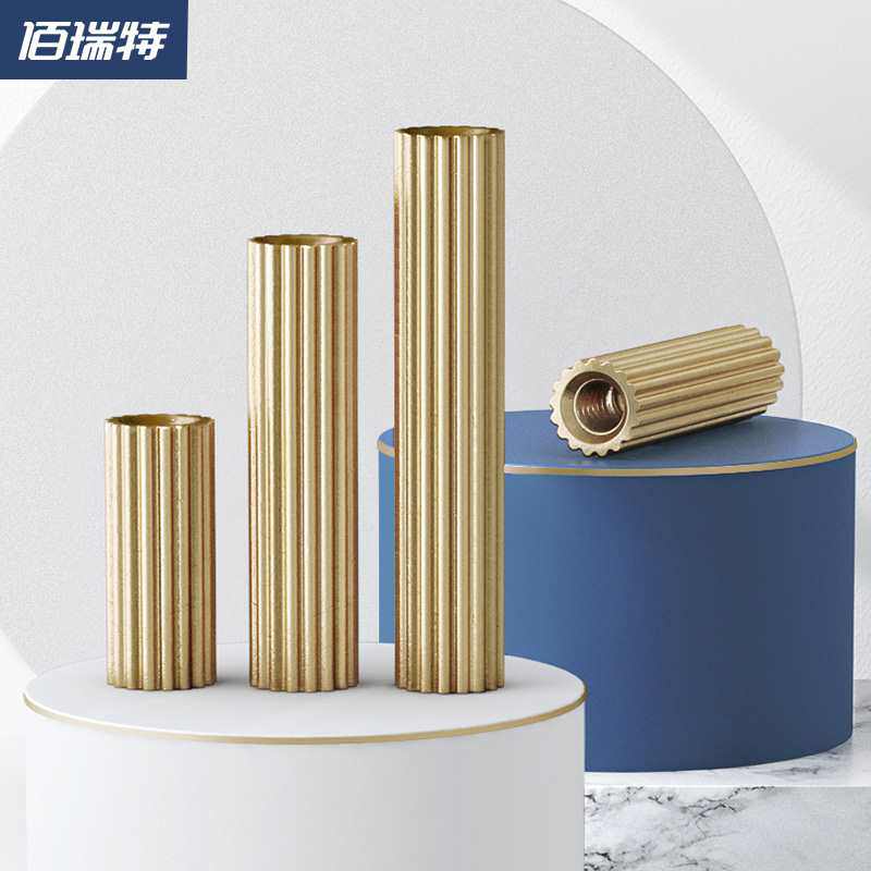 M2 double-pass copper column round knurze monitoring copper column ...