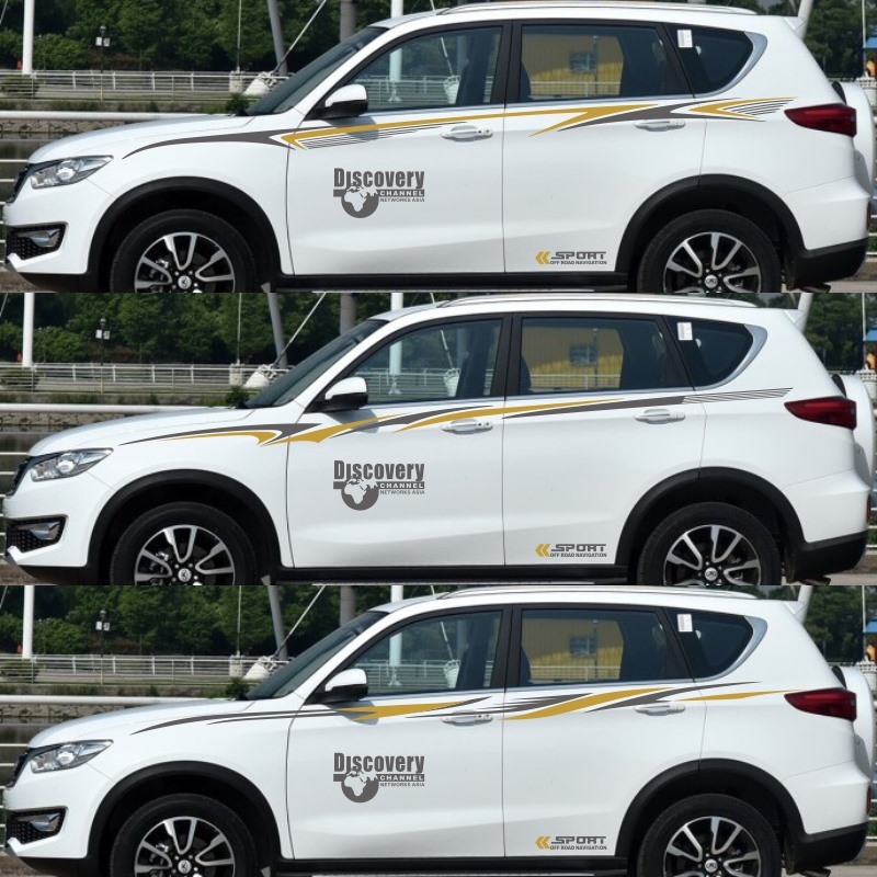 Suitable for kewing X3 retrofit personality decoration full car stickers car door stickers car appliqued car raw-colored strips