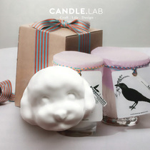 CANDLE LAB ) Teddy Dog DIY Aromatherapy candle expanded fragrance of hand-loaded silicone mold 25