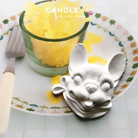 CANDLE.LAB | Chó đầu chó DIY Hương liệu thạch cao Nến mở rộng Hương thơm Handmade Silicone Khuôn 30 khuôn bánh trung thu rau câu