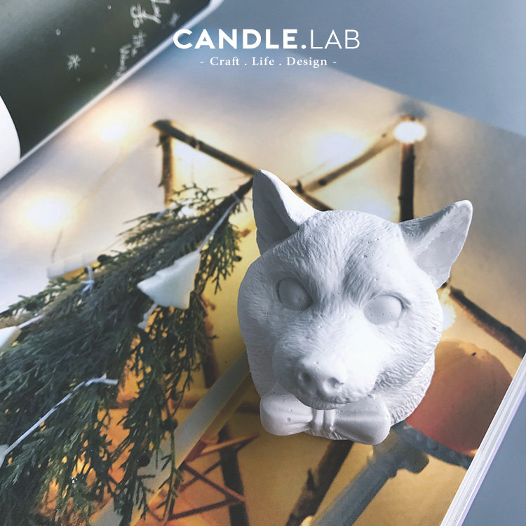 Ароматерапия DIY материалы/инструменты candle.lab | 立体3d柴犬diy香薰石膏蜡烛扩香石硅胶模具包邮16