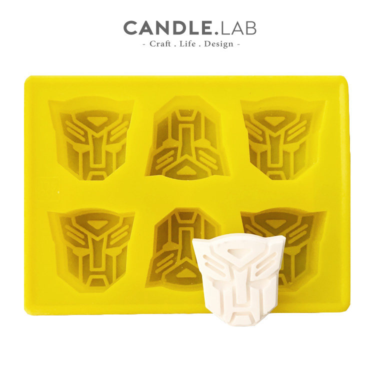 Ароматерапия DIY материалы/инструменты candle.lab | 卡通标志硅胶模具香薰石膏蜡烛08