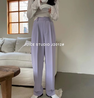JUICE juice 2012 drape all-match trousers women's spring new high waist loose straight wide leg mopping trousers