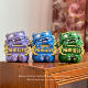 The laughing lion moves, wealth comes with its claws, the lucky mascot lion small ornaments office desktop car decoration