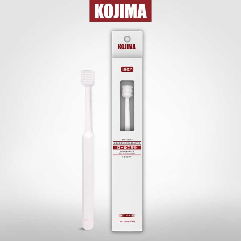 Japan kojima pet toothbrush 360 all-round cat toothbrush dog tooth cleaning supplies pet to tooth stains