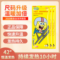 Hemerocallis self-heating insole female charge-free heating heating insole warm foot warm foot patch can walk foot hot pad