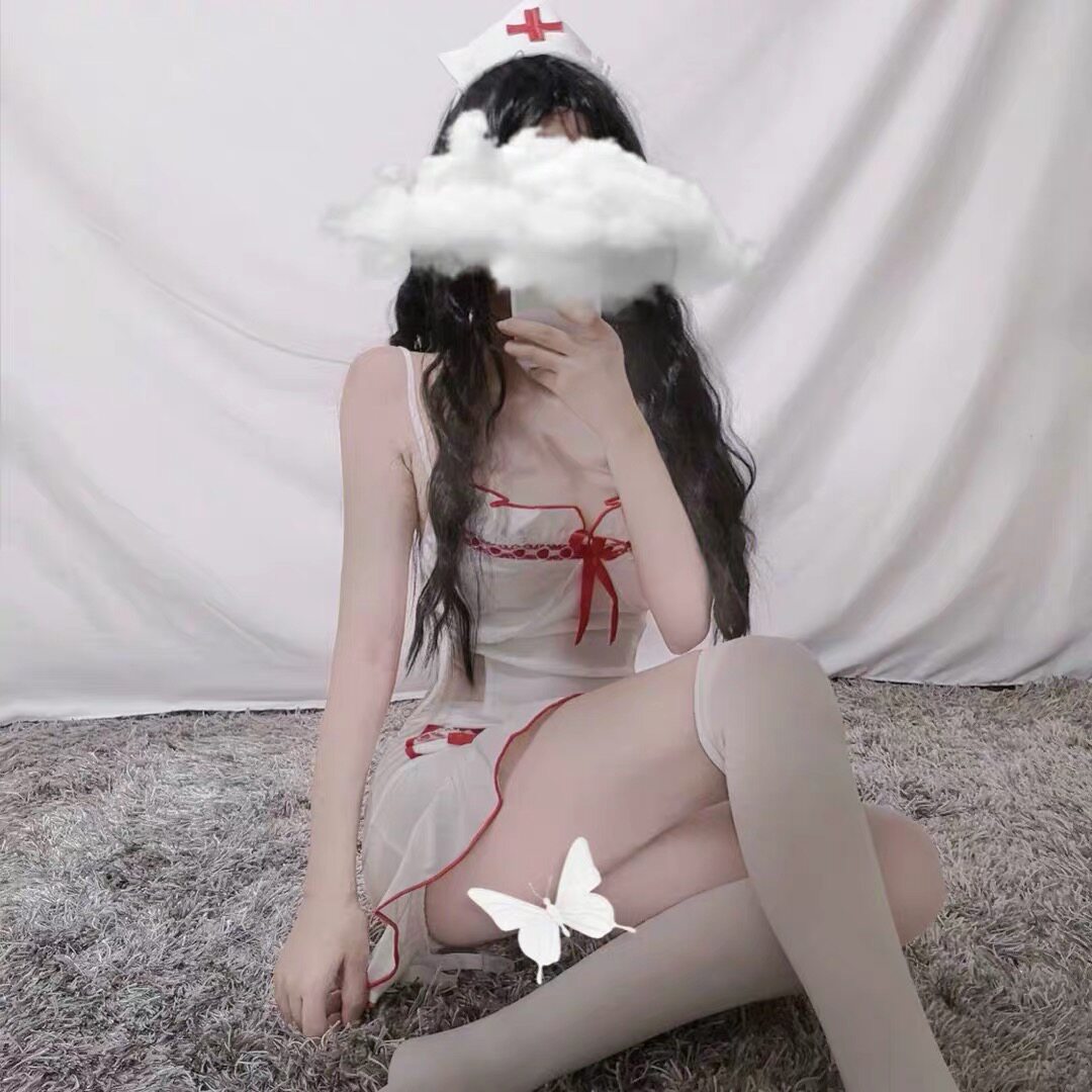 Uniform temptation sexy nurse dress skirt teasing role uniform emotional lingerie cos nurse super exposed one-piece skirt