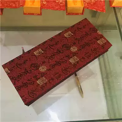 Factory direct sales of fetal Brush Box Brocade baby fetal brush fetal hair seal box fetal brush brocade box