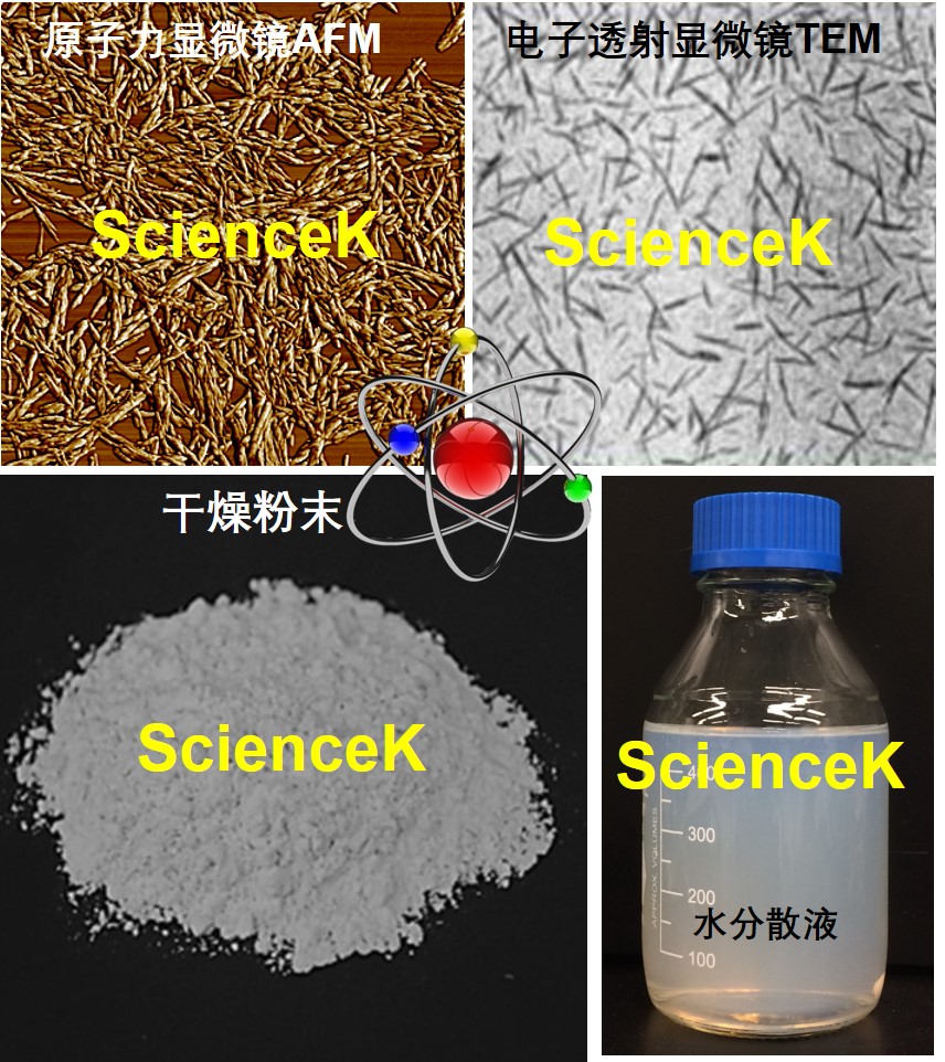 纤维素纳米晶(粉末) 纳米纤维素 nanocellulose 闪思科技ScienceK