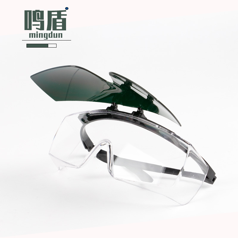 Anti-UV electric welding glasses welders special polishing protective lauding iron scraps argon arc welding flat mirror resin glass