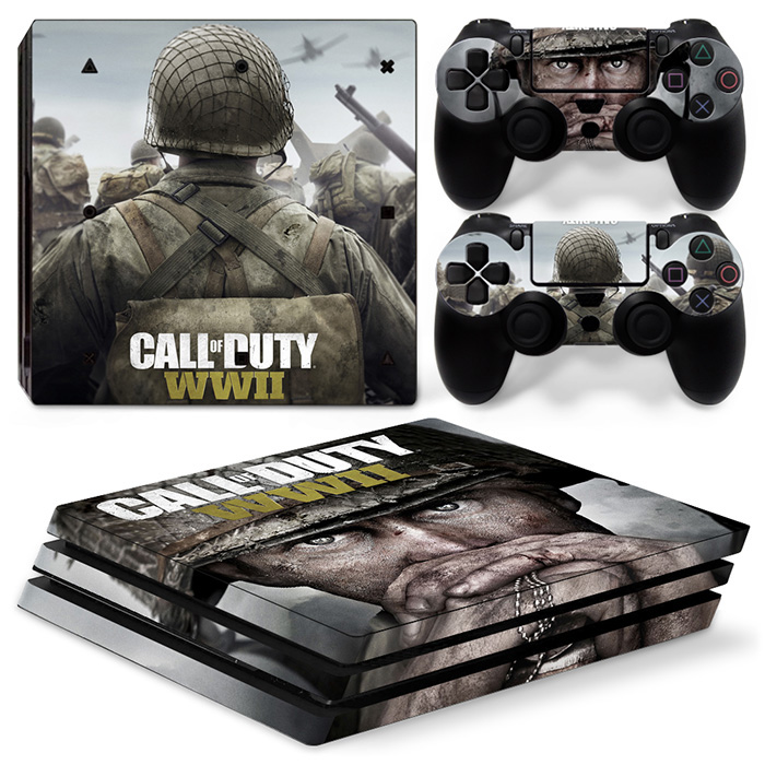 Black Action 4 PS4 PRO Sticker PS4 PRO Handle World War II Body Film PS4PRO Pain Sticker