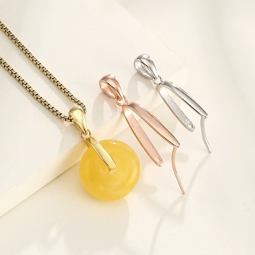 Защитный амулет, пряжка, простая застежка, изумрудная подвеска из воскового агата из нефрита, серебро 925 пробы, золото 18 карат, японские и корейские