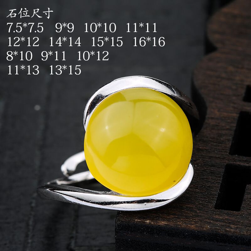 Bague mixte JINXUAN DE LUXE en Argenterie - Ref 3087319 Image 3