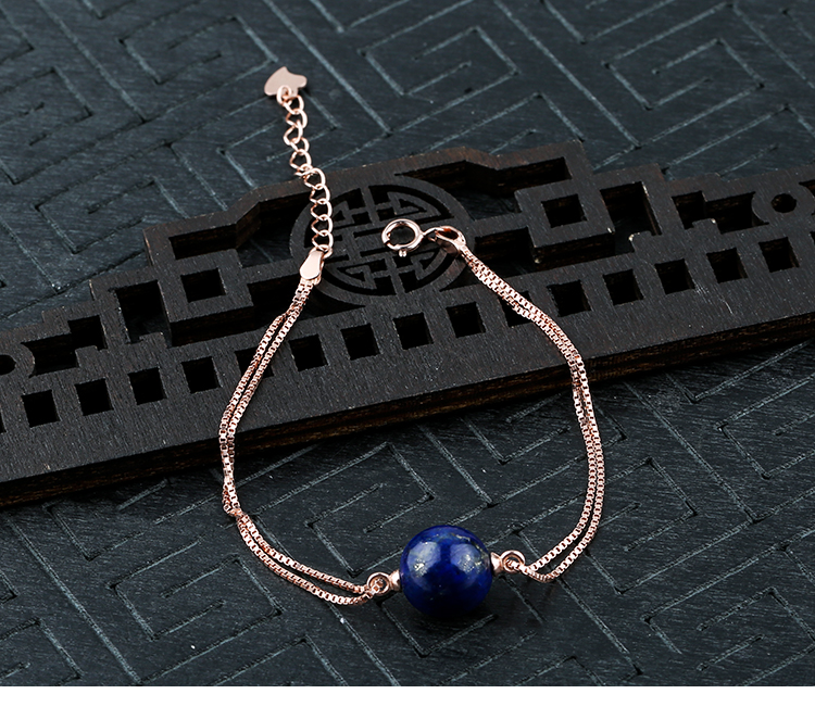 925 sterling bạc chuỗi hộp vòng đeo tay hỗ trợ trống DIY phụ kiện vòng đeo tay hỗ trợ vòng đeo tay bằng sáp ong vòng cẩm thạch bọc vàng