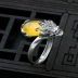 s925 bạc sterling female nhẫn nữ trống cài đặt nhẫn tự làm dát đỏ lựu cổ điển nam và nữ cài đặt nhẫn 10 * 16 - Nhẫn