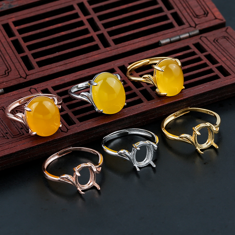 Bague mixte JINXUAN DE LUXE en Argenterie - Ref 3086921 Image 3
