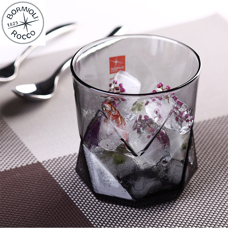 bormiolirocco imported glass-cup geometric constellations Hotel Home Cold Drink Ice Town Whisky Wine Glasses