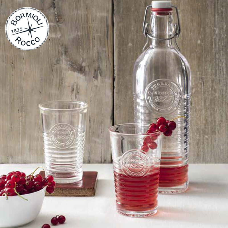 Original Imported Glass Water Bottle Seals Portable 1825 Remembrance of the Lemon Water Sour Plum Soup Plum Wine Bottle