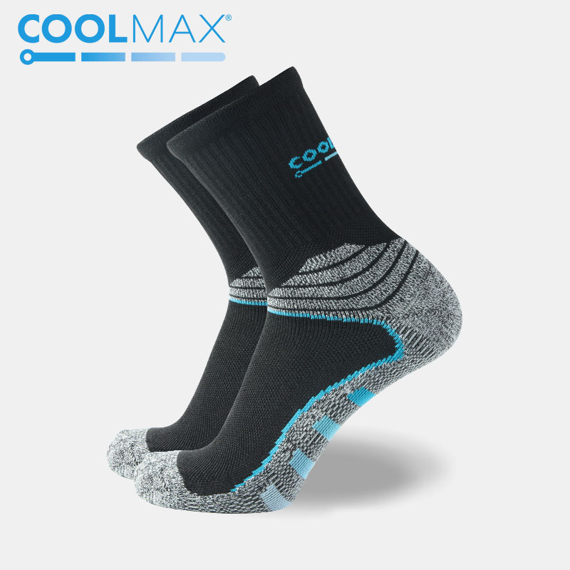 COOLMAX mid-tube sports socks men's hiking outdoor socks professional quick-drying socks women's breathable non-slip running socks