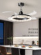 Hp Fan Light Ceiling Fan Light Invisible Dining Room Chandelier 2026 New Model Light Luxury High-End Italian Minimalist Bedroom Light