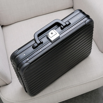Aluminum-magnesium alloy portable business briefcase computer box file box withdrawal instrument equipment tool box men and women