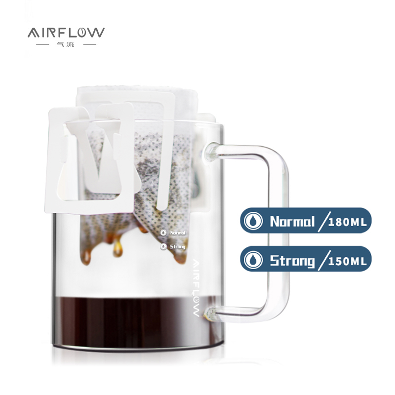 Air - stream coffee hung ear coffee scales cup milk breakfast cup high temperature glass handmade coffee