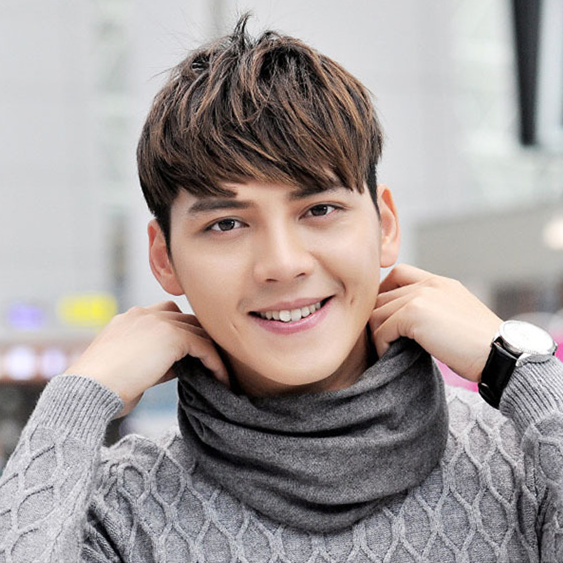 Outdoor knitted surrounding neck jacket head neck sleeve male and female autumn winter windproof ski riding mask warm and velvety anti-cold hat