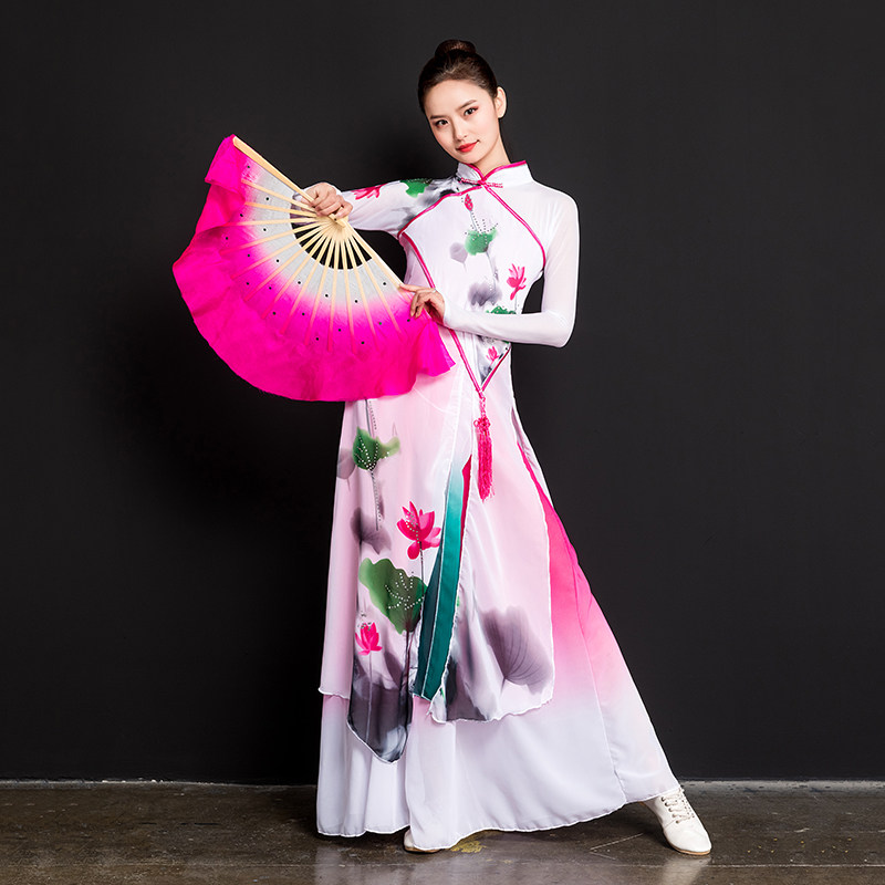 Dance Double-sided Fan Children's Seedlings Song Fan 8 Inch Dancing Kindergarten Elementary School Students Performance Props Fan Stage