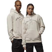 Jordan official Nike Jordan mens knitted hoodie sweatshirt French terry stitching embroidered patch FQ8957