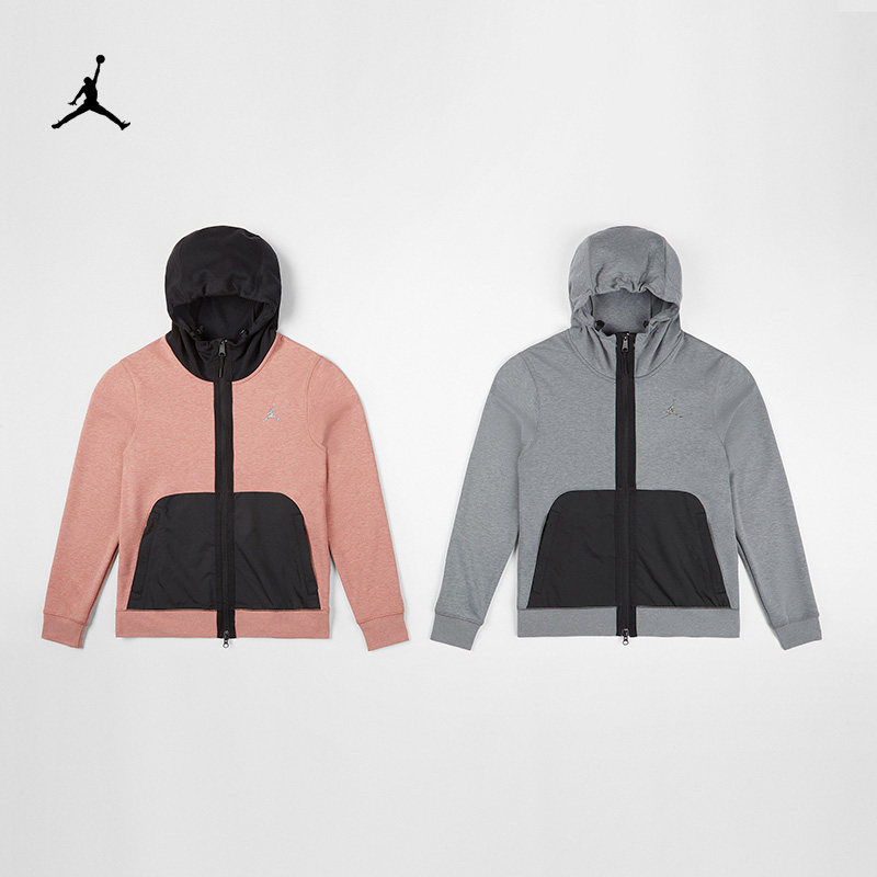 Jordan Official Nike Jordan DRI-FIT Men's knitted sweatshirt male and female co-lovers American DJ0876