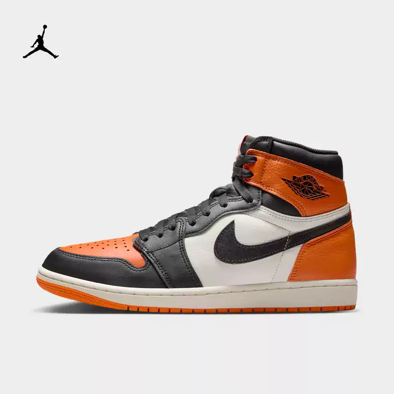 Jordan官方耐克乔丹AJ1复刻休闲鞋男子运动鞋夏季高帮缓震DZ5485