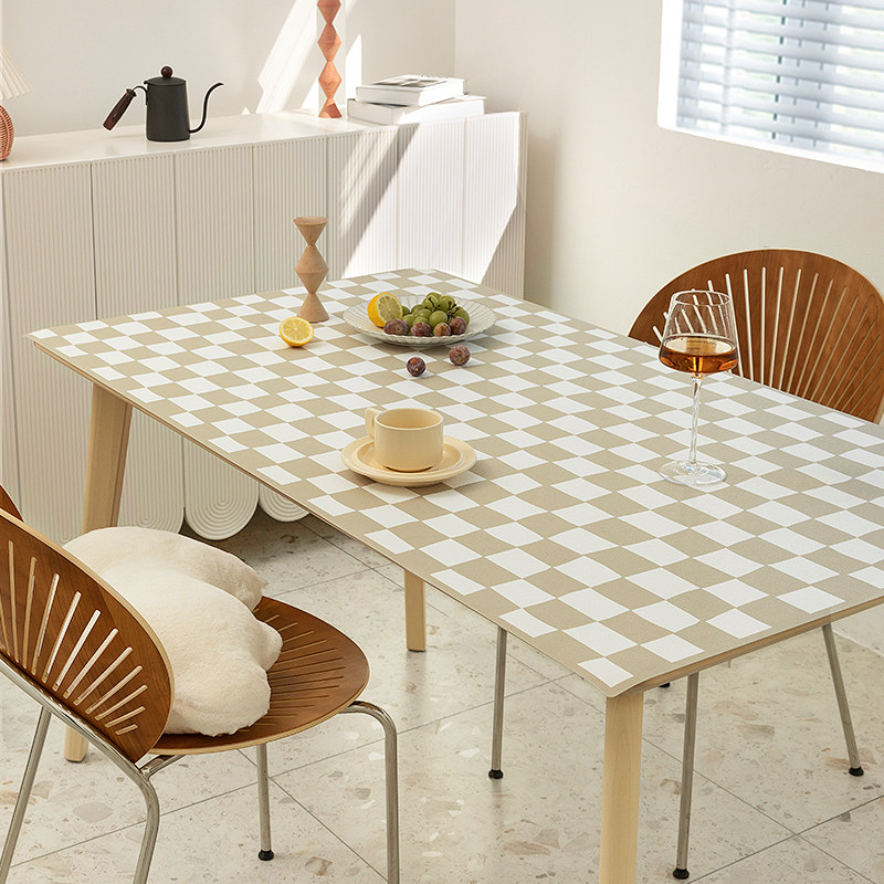 Table Cloth Light Luxury Superior Sens Table Cloth Nordic Wind Home Rectangular Modern Minima Waterproof Oil Proof Table Mat