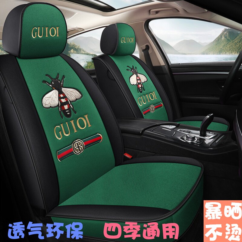 Tide brand four seasons net red universal seat cover all-inclusive car cushion goddess model winter cotton cute cartoon car seat cushion