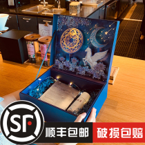 Gift box ins style high-end birthday gift box to send male and female students three-dimensional box girl heart surprise packaging box large