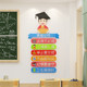 Class convention wall stickers, class rules, class style, class training, tutoring class classroom layout, tutoring class cultural wall