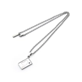 Ожерелье для влюбленных из жемчуга подходит для мужчин и женщин в стиле хип-хоп, книжная обложка, универсальный комплект