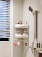 French ZIWOO suction cup bathroom storage rack bathroom punch-free shower wall corner triangle storage shelf