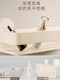 French Ziwoo Suction Cup Bathroom No-Drill Storage Rack Towel Rack Integrated Bathroom Sink Storage Rack