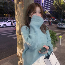 Winter day Faculty blouses Lazy Breeze Sweetness Retro Port Wind Ride Short Skirts Seahorse Fur Coats Women Loose Outwear Autumnale