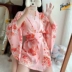 Nhật Bản gợi cảm kimono siêu ngắn váy ngủ nhà của phụ nữ quần áo áo choàng tắm đồng nhất móng chân phòng xông hơi làm việc quần áo vai trò chơi 