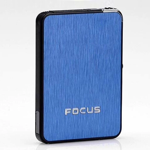 Новая Focus Focus Automatic Sigarette Box с более легкими фильмами Light Fire 6 ультра -типичных сигаретных ящиков.