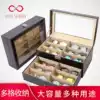Glasses storage box Multi-grid large capacity double-layer travel sunglasses Sun eye box 8-grid 12-grid glasses display box