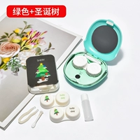 Новый зеленый+рождественская контактная линза коробка