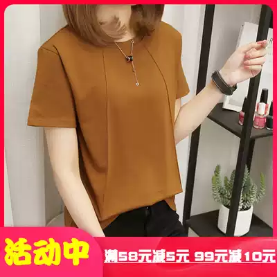 2021 new autumn and summer Korean version of the tide ins women's short-sleeved t-shirt women loose student Korean fan wild shirt top