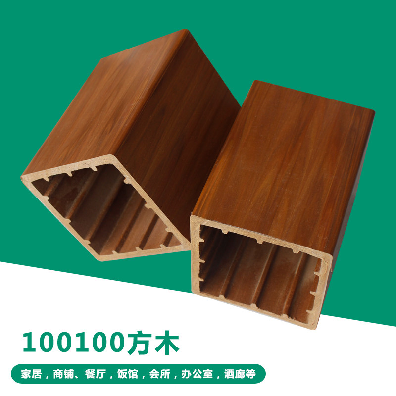 Green Cedar Eco Wood Square Tong Square Wood Partition Post 100100 Suspended Ceiling Wood Grain Home Installed Partition Post Decorative Partition
