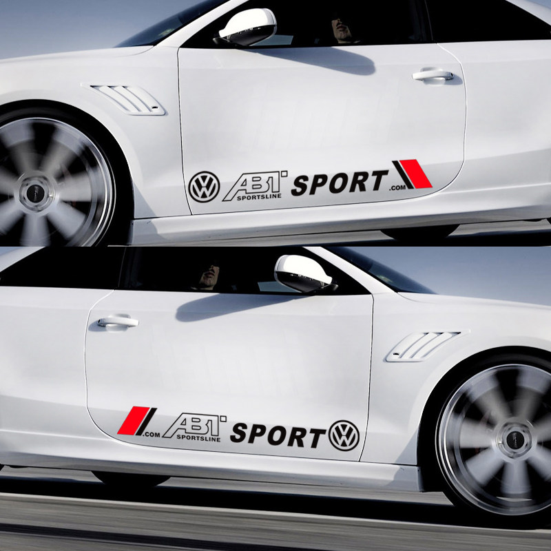 Fox's new CC Jetta Bao comes to body stickers Longline speed with a car with a car to pull up a car sticker