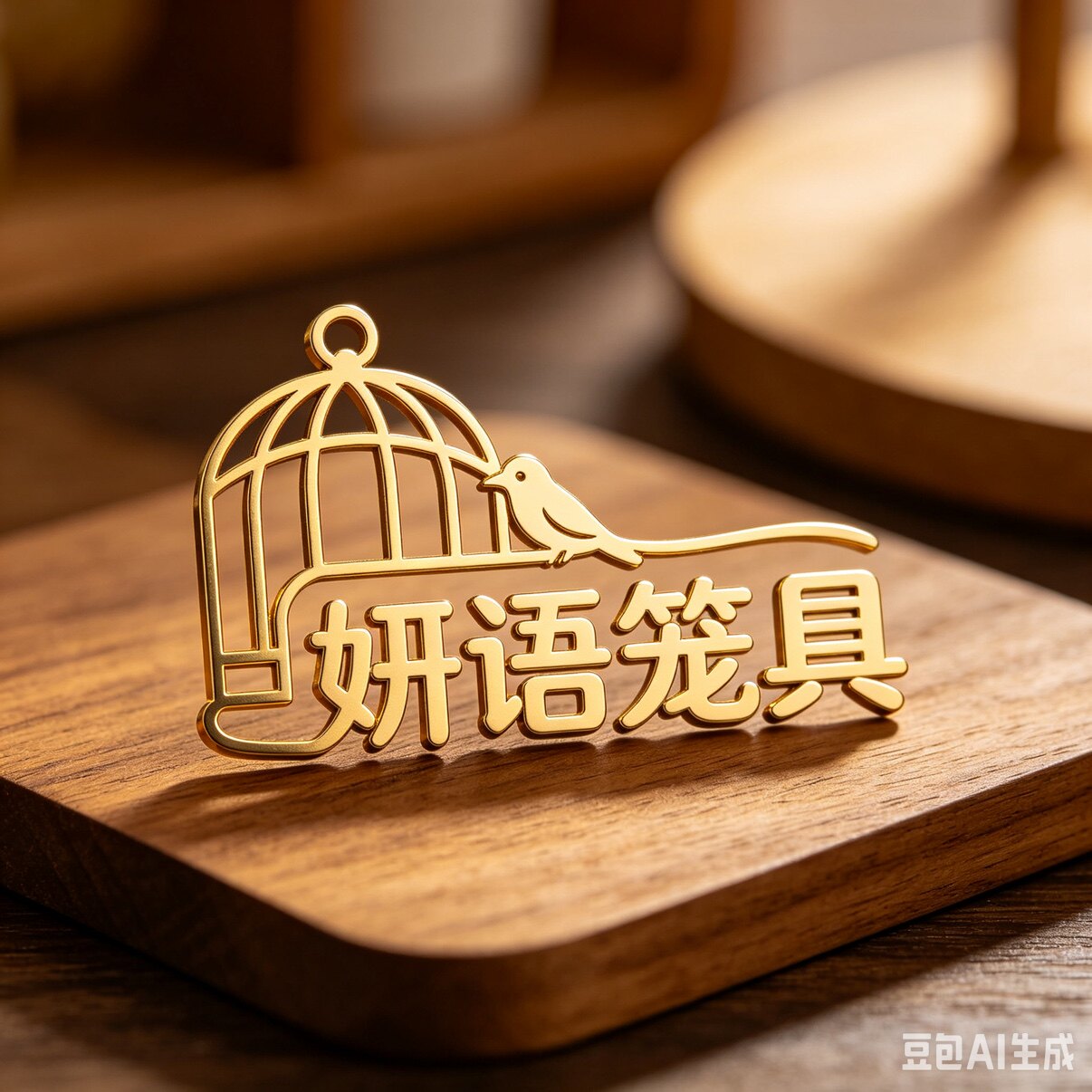 妍语笼具垫纸的LOGO