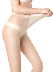 6 Pairs of Women's Ultra-Thin Anti-Snag Pantyhose, Summer Tights in Black and Nude Colors, Spring and Autumn Invisible Sexy Long Stockings